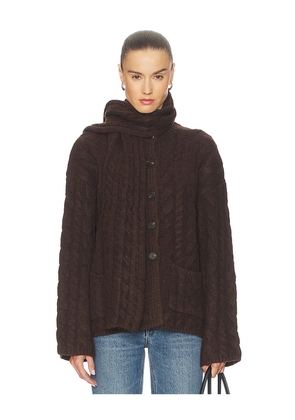 John & Jenn by Line Zaire Cardigan in Brown. Size S. Also in XS, M, L.