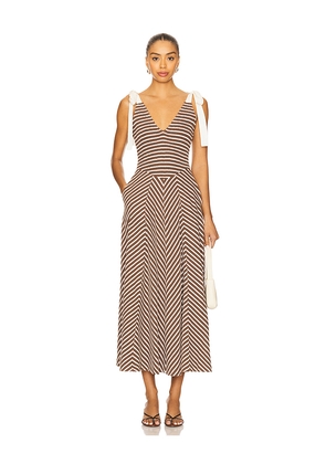 Free People x free-est Cecelia Midi Dress in Brown. Size M. Also in XS, S, L, XL.