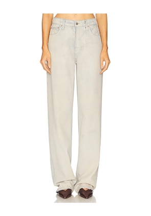 GRLFRND Bella Low Rise Boyfriend in Blue. Size 23. Also in 25, 24, 26, 27, 28, 29, 30, 32.