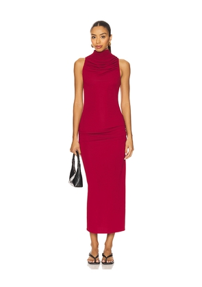Geel Hugo Dress in Wine. Size M. Also in S, XS.