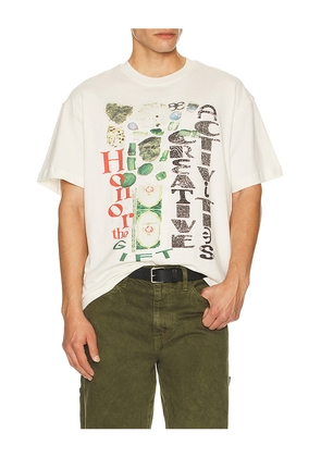 Honor The Gift Honor Creative Tee in White. Size M. Also in S, L, XL/1X, XXL/2X.