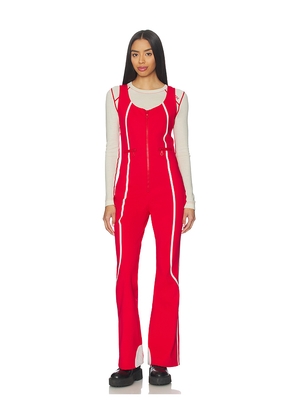 JORDE Reese Bib in Red. Size S. Also in L, XS.