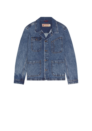 Iron & Resin Kettle Denim Jacket in Blue. Size M. Also in L, S.