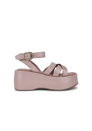 Free People Hazel Flatform Sandal in Mauve. Size 11. Also in 9.5, 10.