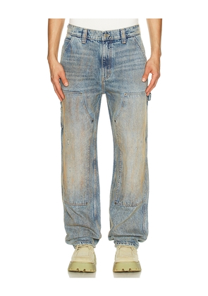 Guess Originals Panel Carpenter Pant in Blue. Size 32. Also in 30, 33, 36.