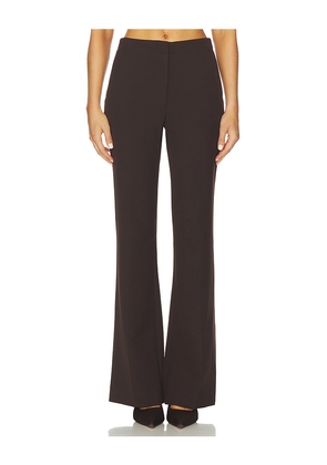 SIMKHAI Kenna Trouser in Chocolate. Size 2. Also in 0, 4.