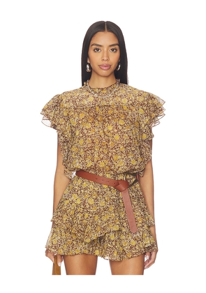 Isabel Marant Etoile Daliyane Top in Brown. Size 36/4. Also in 34/2, 42/10, 44/12.