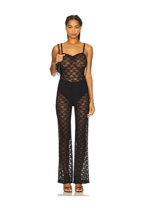 Hanky Panky x Lexi Wood Lucy Unitard in Black. Size M. Also in XS, S, L.