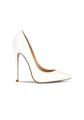 FEMME LA Rum Pump in White. Size 5. Also in 6, 8, 9, 9.5.