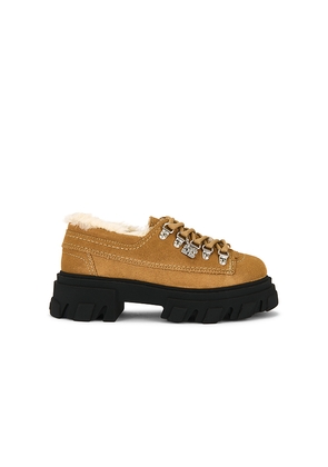 Ganni Cleated Derbies in Brown. Size 40. Also in 41.