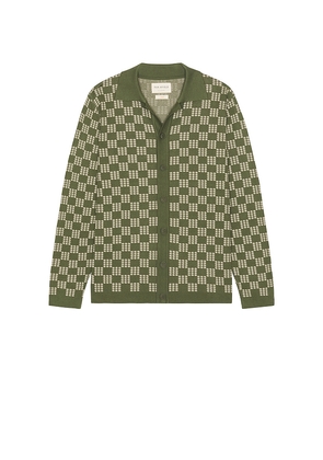Far Afield Criss Cross Cardigan in Green. Size S. Also in XL/1X.