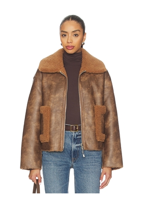 Jakke Vera Jacket in Brown. Size M. Also in L, S, XS.