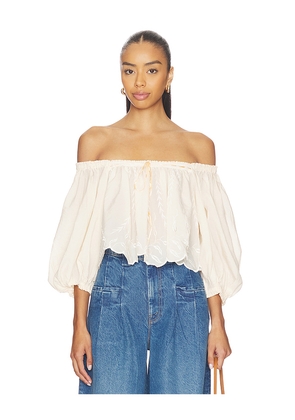 Free People Bali Daydream Melody Top in White. Size M. Also in XS, S, L, XL.