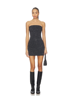 Good American Crystal Strapless Mini Dress in Black. Size M. Also in XS, S, L, XXL/2X, XXXXL/4X.