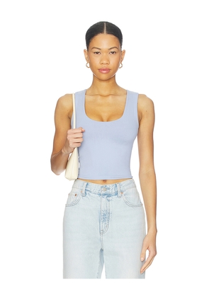 Free People x Intimately Clean Lines Muscle Cami In Dawn Breeze in Baby Blue. Size M/L. Also in L/XL, XS/S.