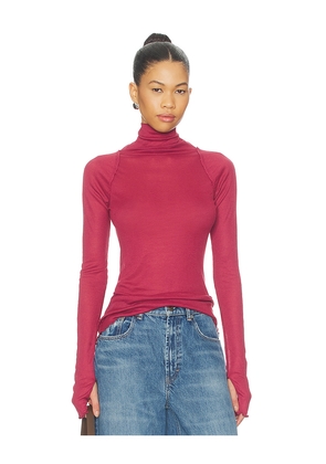 Free People Close To Home Layering Tee in Purple. Size M. Also in L, S, XL, XS.