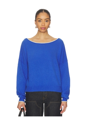 Free People See Me Pullover Sweater in Blue. Size M. Also in S, XS, L.