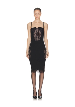 HAELO Collage Corset Dress in Black. Size M. Also in L, S, XL, XS, XXS.