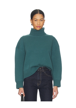 Free People Sigma Turtleneck in Green. Size M. Also in XS, S, L.
