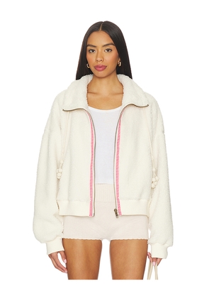 Free People Alpine Sherpa Cardi in White. Size M. Also in XS, S, L, XL.