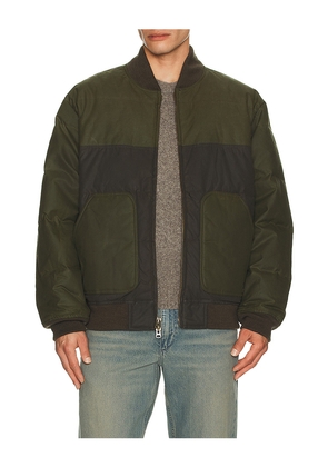 Filson Down Bomber Jacket in Olive. Size XL/1X. Also in S.