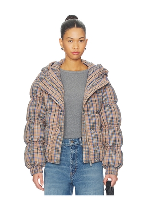Free People Party Of One Puffer Jacket in Tan. Size S. Also in L.