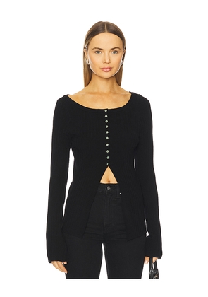Free People East Side Cardigan in Black. Size M. Also in XS, S, L, XL.