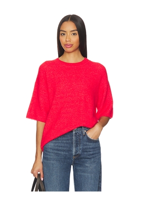 Free People Margot Sweater Tee in Red. Size M. Also in XS, S, L, XL.