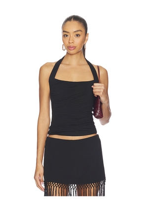 Geel Isabelle Halter Top in Black. Size L. Also in S, XS, M, XL.