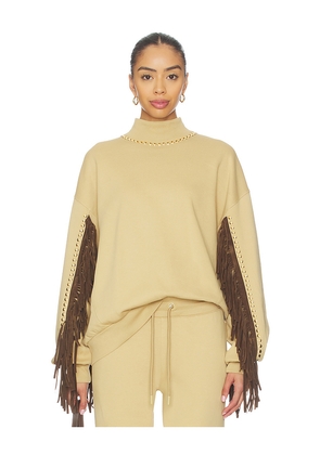 Goldbergh Frenzy Crew Neck Sweater in Tan. Size M. Also in XS, S.