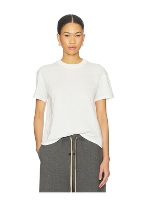 Fear of God ESSENTIALS Classic Fit Tee in Ivory. Size M. Also in L, S, XS.
