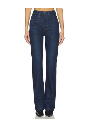 Favorite Daughter The Valentina Super High Rise Boot in Blue. Size 24. Also in 23, 25, 26, 27, 28, 29, 30.