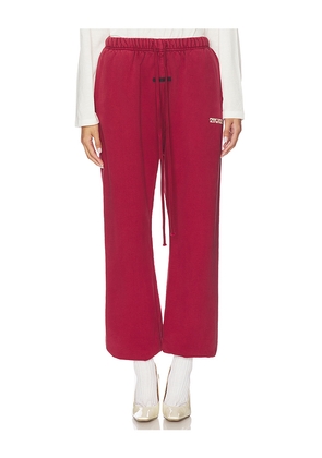 Fear of God ESSENTIALS Classic Sweatpant in Red. Size M. Also in L, S, XS.