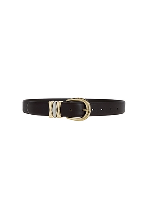 Favorite Daughter The William Split Decision Belt in Brown. Size L. Also in S, M, XL, XS.