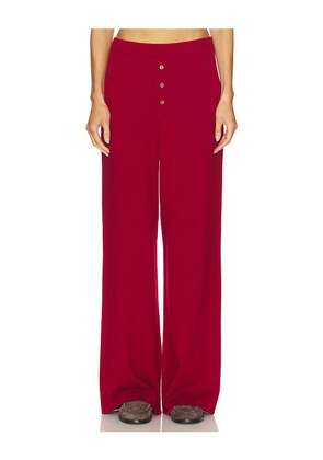 Guest In Residence Everywear Pant in Red. Size M. Also in L, S, XL.