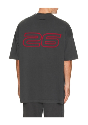 Fear of God ESSENTIALS 90'S Short Sleeve Tee in Grey. Size M. Also in L, S.