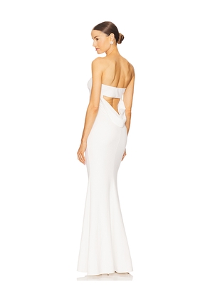 Katie May Mary Kate Gown in White. Size L. Also in 6, M, S.