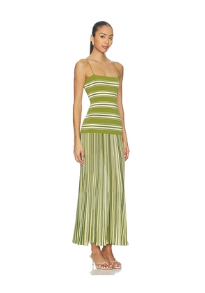 FAITHFULL Esenia Dress in Green. Size XL. Also in M.