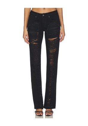 Jaded London Slashed Jean in Black. Size 25. Also in 24, 30, 32.