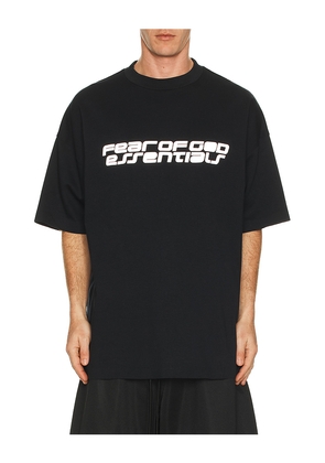 Fear of God ESSENTIALS 90'S Short Sleeve Tee in Black. Size M. Also in L, S, XL/1X, XS, XXL/2X.