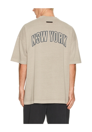Fear of God ESSENTIALS 90'S Short Sleeve Tee in Grey. Size M. Also in L, S, XL/1X, XS, XXL/2X.
