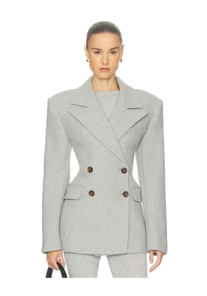 Helsa Italian Wool Blend Blazer in Grey. Size M. Also in XS, XXS, S.