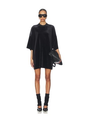 Fear of God ESSENTIALS 90's Shirt Dress in Black. Size S. Also in XS.