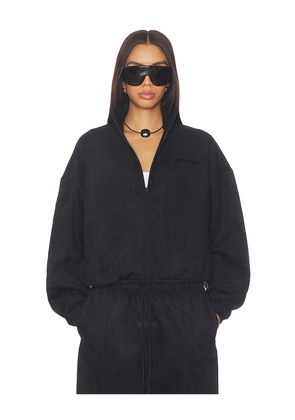 Fear of God ESSENTIALS Vintage Track Jacket in Black. Size M. Also in L, S, XL, XS.