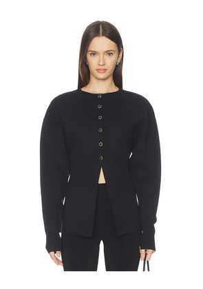 Good American Exaggerated Sleeve Cardigan in Black. Size L. Also in M, S, XS, XXL/2X, XXXXL/4X.