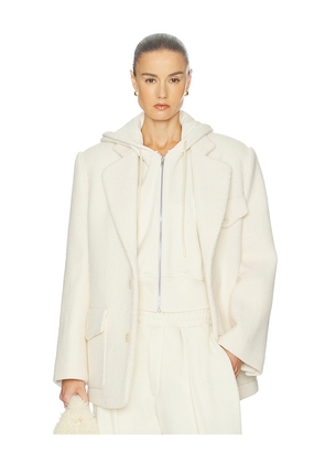 Helsa The Very Oversized Blazer in Ivory. Size M. Also in XS, XXS, S, L, XL.