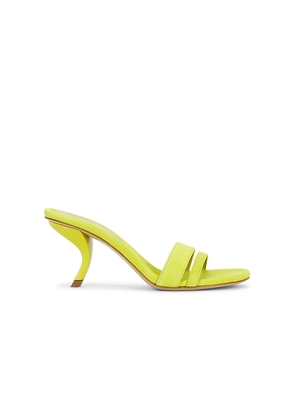 GIA BORGHINI Marie Heel in Yellow. Size 36. Also in 36.5, 37, 37.5, 38, 38.5, 39, 39.5.