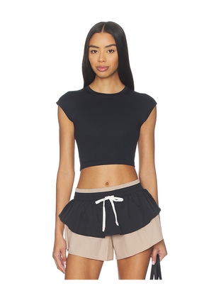 Free People x FP Movement Devoted Tee in Black. Size M. Also in XS, S, L.