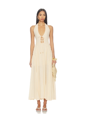 Free People x free-est Angel Maxi Dress In Buttercream in Cream. Size L. Also in XS, S, M.