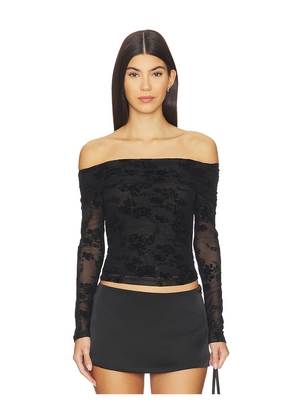HEARTLOOM Tatum Top in Black. Size M. Also in XS, S, L, XL.